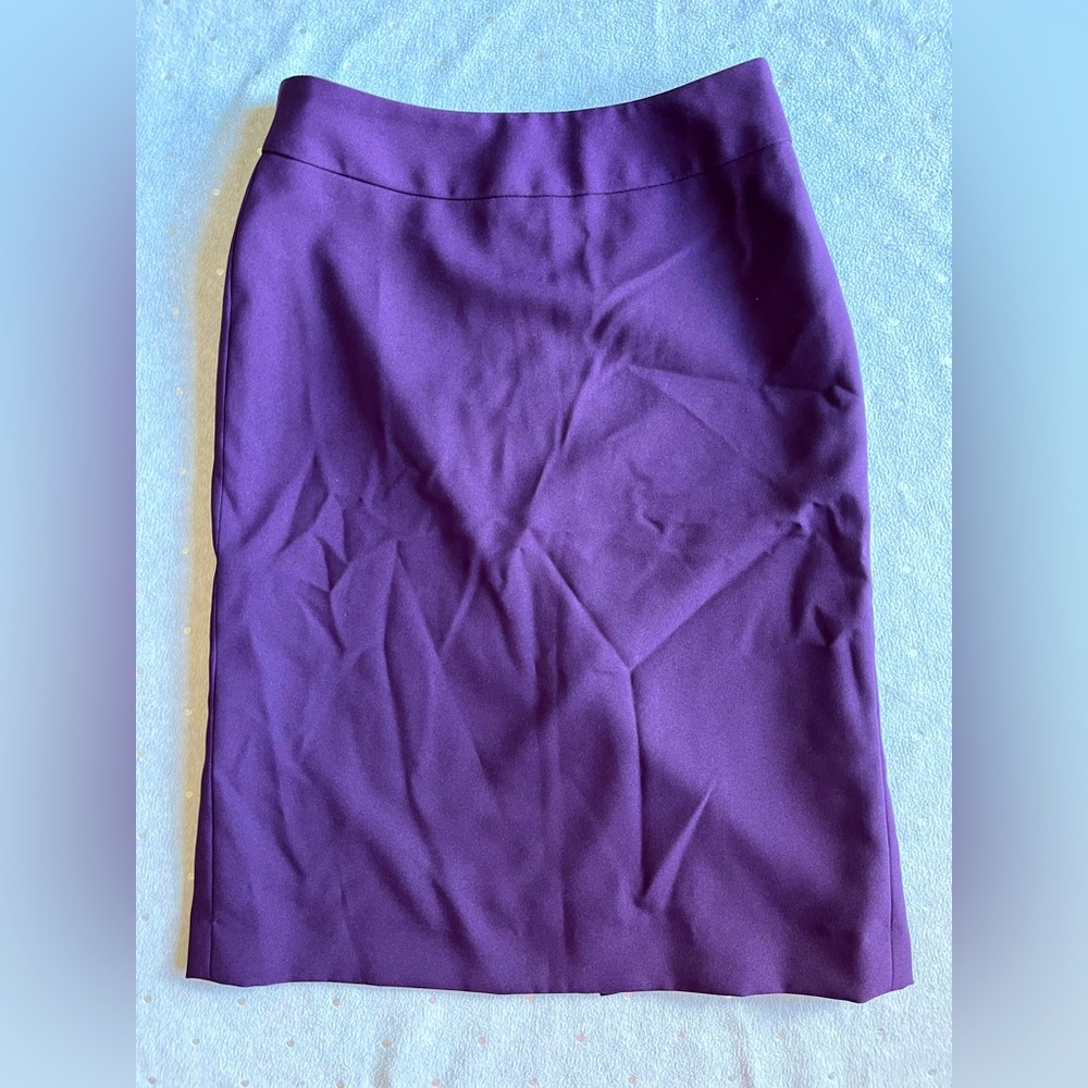 Chic Purple Pencil Skirt for Women
